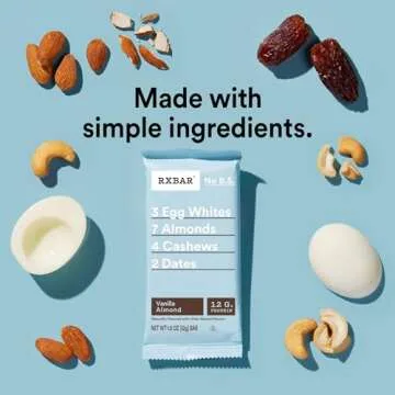 RXBAR Vanilla Almond Protein Bars – Healthy Snack Bars