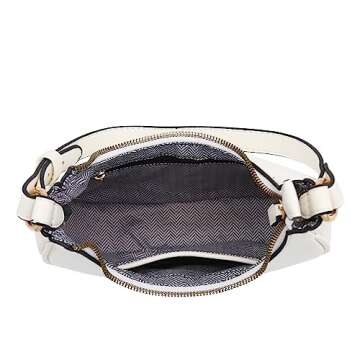 Chic FashionPuzzle Crescent Shoulder Bag for Modern Women