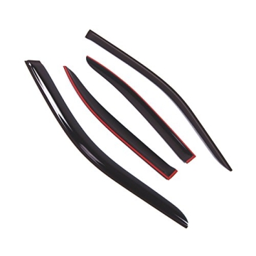 Tuningpros Window Visor for Infiniti G20 (1999-2002) - Smoke Tint & Easy Install