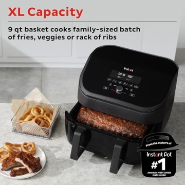 Instant Pot 9QT VersaZone Air Fryer with 8 Functions