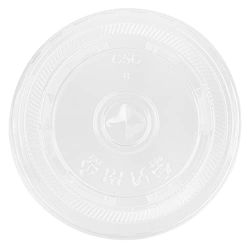 Karat 95mm PET Flat Lids for Cups - 2000 Count