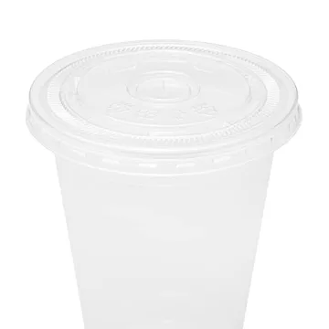 Karat 95mm PET Flat Lids for Cups - 2000 Count
