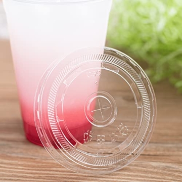 Karat 95mm PET Flat Lids for Cups - 2000 Count
