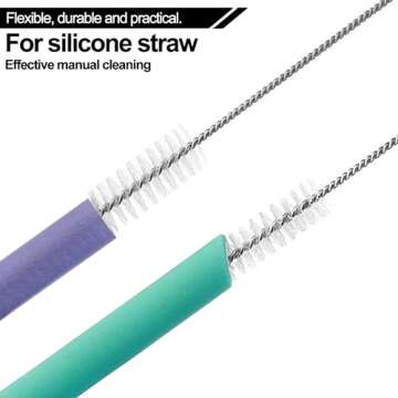 Straw Cleaner for Stanley, Straw Cleaner Brush for 40/30/20 oz Stanley Mug, Straw Cleaner Brush for 40 oz Stanley Mug (5PCS)