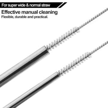 Straw Cleaner for Stanley, Straw Cleaner Brush for 40/30/20 oz Stanley Mug, Straw Cleaner Brush for 40 oz Stanley Mug (5PCS)