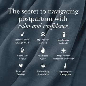 Solly Baby Wrap Carrier, for Newborn to Toddler 8-25 Lbs., Buttery-Soft & Lightweight Fabric, Reduce Crying & Increase Connection, Postpartum Essential, New Mom Gifts, Driftwood Stripe