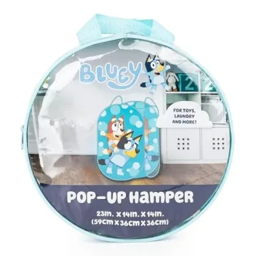 Bluey & Bingo Pop Up Hamper - Fun Laundry Basket for Kids