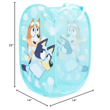Bluey & Bingo Pop Up Hamper - Fun Laundry Basket for Kids
