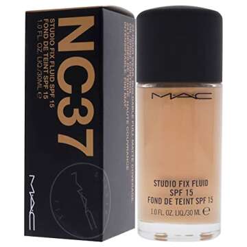 MAC Studio Fix Fluid Foundation NC37 for Flawless Skin