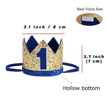 WELROG Boys First Birthday Cake Smash Outfit Set