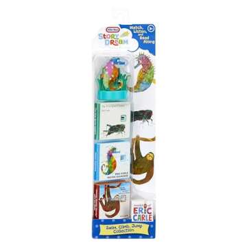 Little Tikes World of Eric Carle Swim, Climb, Crawl Collection, Storytime, Books, Audio Play Character, Gift and Toy for Toddlers and Kids Girls Boys Ages 3+ Years