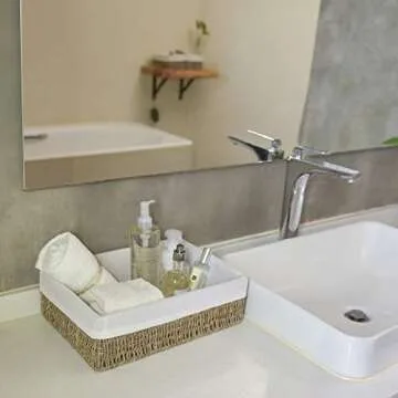 Stylish Hand-Woven Storage Baskets in Set of 3