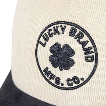 Lucky Brand Women's Corduroy Adjustable Snapback Hat