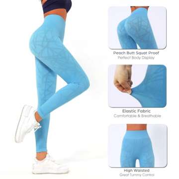 Unleash Style with MovingGirlz Blue Pattern Leggings