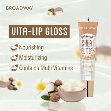 Ruby Kisses Broadway Vita-Lip Gloss - Ultra-Hydrating Shine