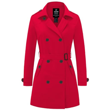 Wantdo Women's Waterproof Trench Coat - Stylish and Durable for Everyday Wear