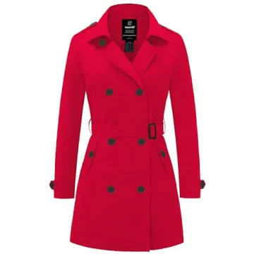 Wantdo Women's Waterproof Trench Coat - Stylish and Durable for Everyday Wear