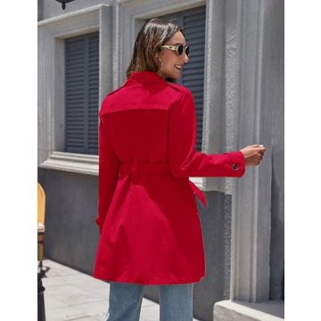 Wantdo Women's Waterproof Trench Coat for All Seasons