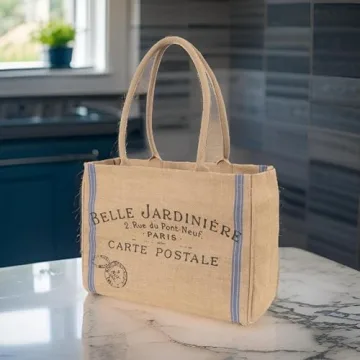 KAF Home Belle Jardiniere Jute Tote for Every Occasion