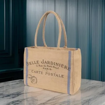 KAF Home Belle Jardiniere Jute Tote for Every Occasion