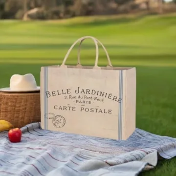 KAF Home Belle Jardiniere Jute Tote for Every Occasion