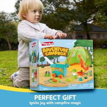 Play-Act Kids Camping Set for Toddler Adventures