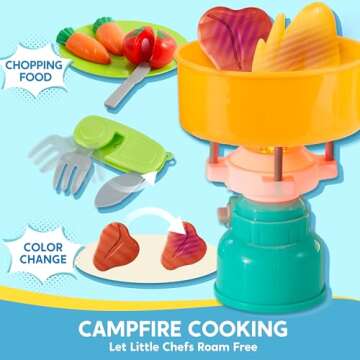 Play-Act Kids Camping Set for Toddler Adventures