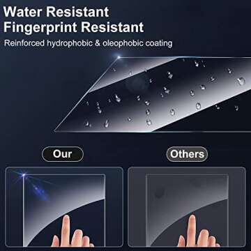 KUSTOMAZING Screen Protector for Logitech G Cloud Gaming Handheld Console - Ultra HD Tempered Glass/Precise Control/Anti-Scratch/Anti-Fingerprint/Easy Installation with Kit - 2 Packs