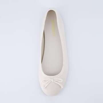 CUSHIONAIRE Women's Como Bow Flat - Comfort Meets Style