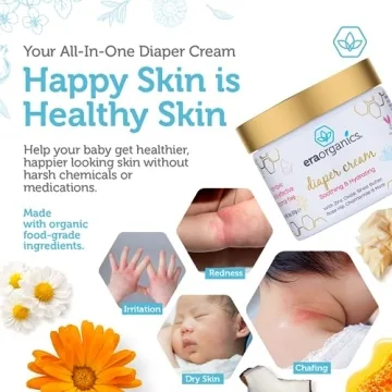 Era Organics Diaper Rash Cream - Organic Zinc Oxide Care