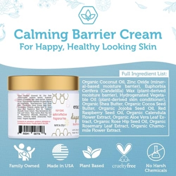 Era Organics Diaper Rash Cream - Organic Zinc Oxide Care