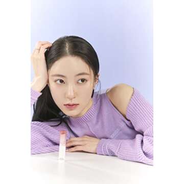 rom&nd Glasting Melting Balm 3.5g, 06 KAYA FIG, Glossy, Plumping Lips, Moisture, Translucent, Water Bomb, High Pigmented, Vegan