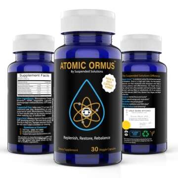 Suspended Solutions - Atomic ORMUS - Capsules - MONATOMIC Gold Capsules - 100% Pure ORMUS Powder - 100% Vegan - ormus Gold, monatomic Gold,(30 Capsules)