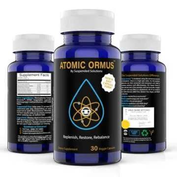 Suspended Solutions - Atomic ORMUS - Capsules - MONATOMIC Gold Capsules - 100% Pure ORMUS Powder - 100% Vegan - ormus Gold, monatomic Gold,(30 Capsules)