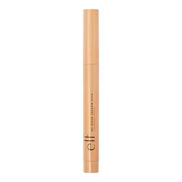 e.l.f. No Budge Shadow Stick, Long-Lasting Cream Eyeshadow Stick For High-Pigment, Metallic Color, Vegan & Cruelty-Free, Champagne Crystal