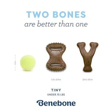 Benebone Puppy Chew Toys - Durable & Flavorful