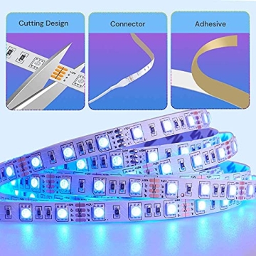Govee Bluetooth LED Strip Lights App Control Music Sync