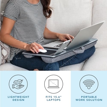 LAPGEAR Home Office Lap Desk - Portable & Stylish Solution