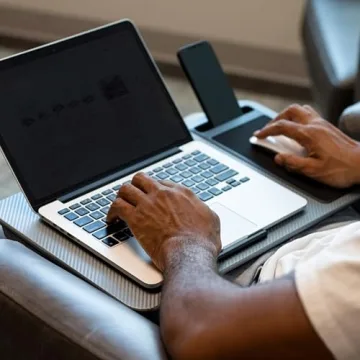 LAPGEAR Home Office Lap Desk - Portable & Stylish Solution