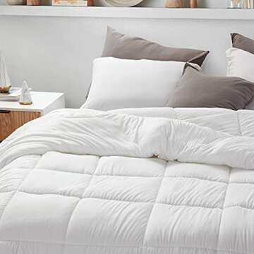Byourbed Summertime - Coma Inducer® Oversized King Comforter - Cloud Dancer - White