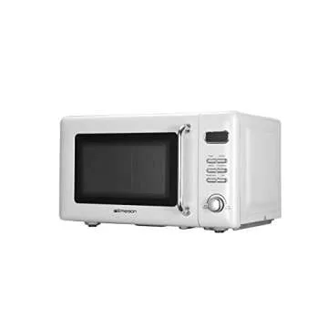 Emerson Retro 700W Compact Countertop Microwave Oven