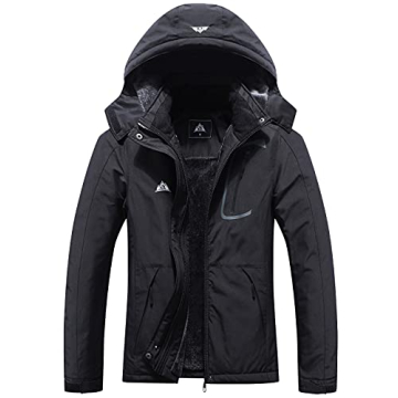 MOERDENG Women's Waterproof Ski Jacket - Warm Winter Coat for Outdoor Adventures