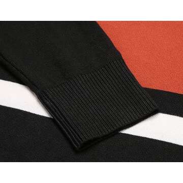 COOFANDY Men's Crew Neck Sweater Slim Fit Lightweight Sweatshirts Knitted Pullover for Casual Or Dressy Wear