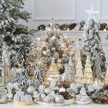 Sea Team 77-Pack Shatterproof Christmas Ornament Set