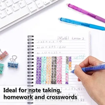 Vanstek 18 Colors Retractable Erasable Gel Pens