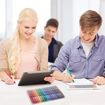 Vanstek 18 Colors Retractable Erasable Gel Pens