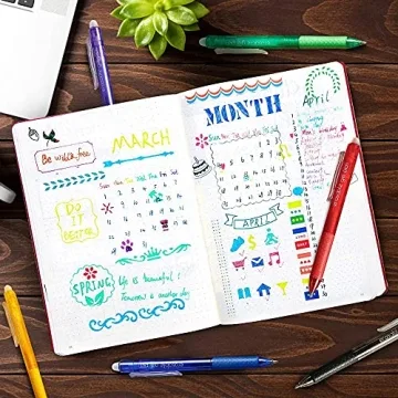 Vanstek 18 Colors Retractable Erasable Gel Pens