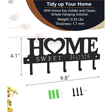 WIPHANY Sweet Home Key Holder - Durable & Stylish Organizer