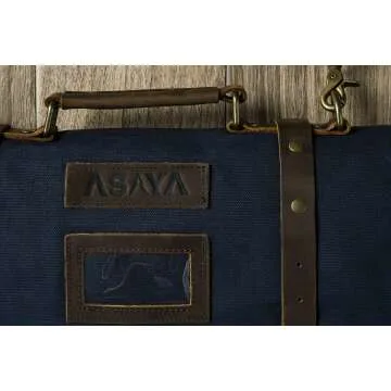 Asaya Waxed Canvas Knife Roll for Chefs & Students