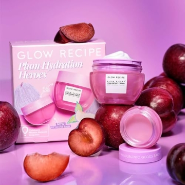 Glow Recipe Plum Hydration Heroes Set for Glowing Skin and Lips